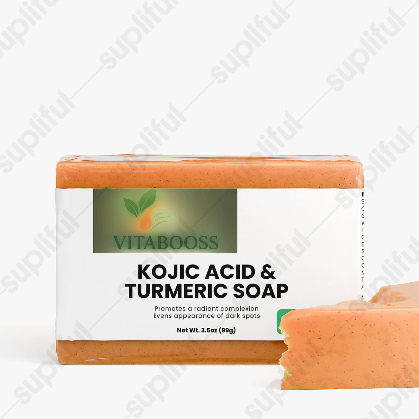 Savon à l'acide kojique et au curcuma - Vitabooss