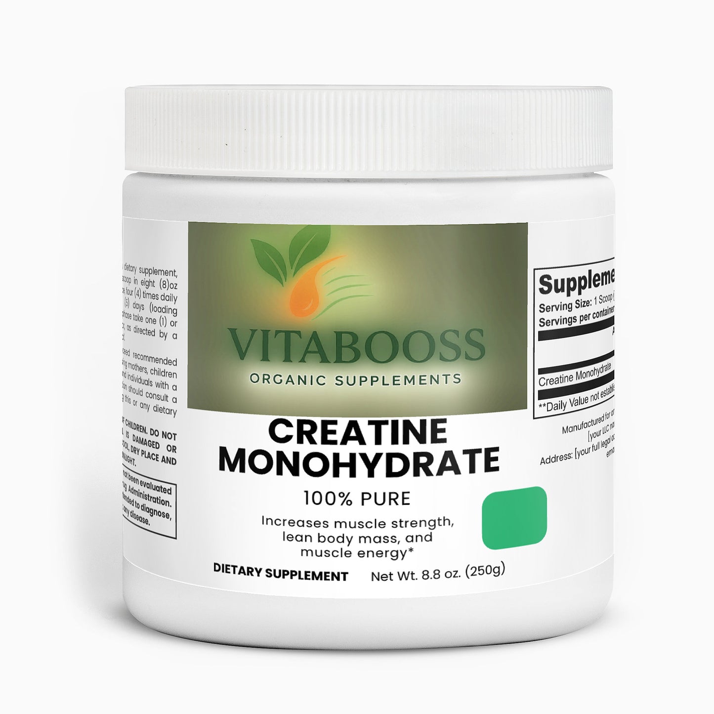 Creatine Monohydrate - Vitabooss