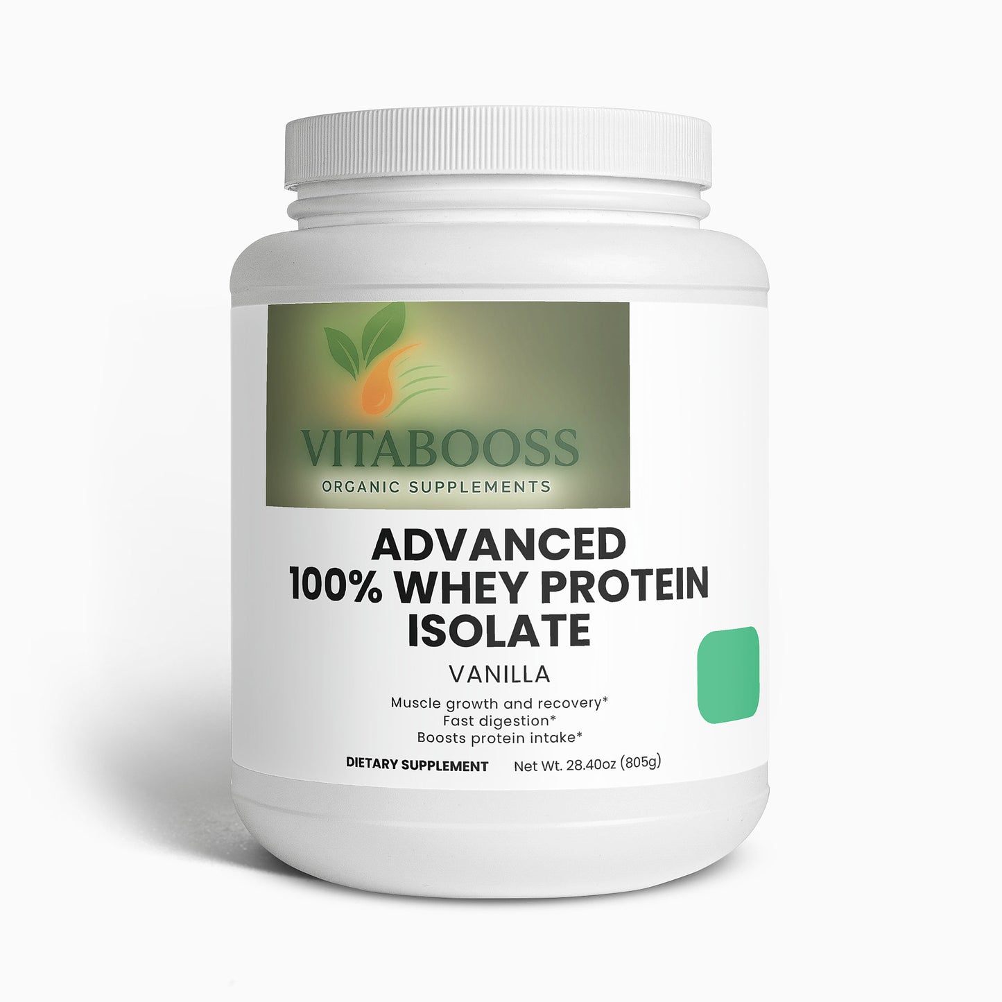 Advanced 100% Whey Protein Isolate (Vanilla) - Vitabooss