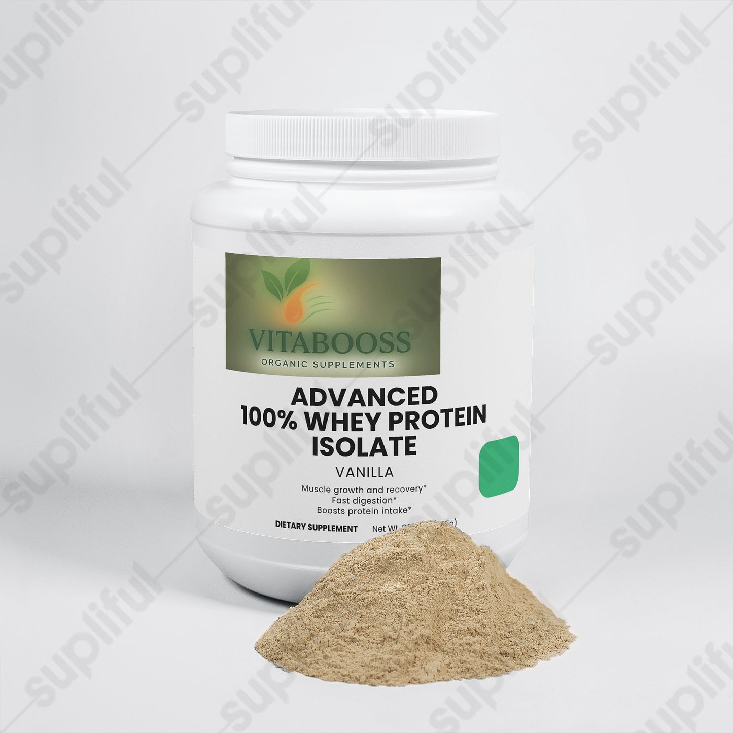 Advanced 100% Whey Protein Isolate (Vanilla) - Vitabooss