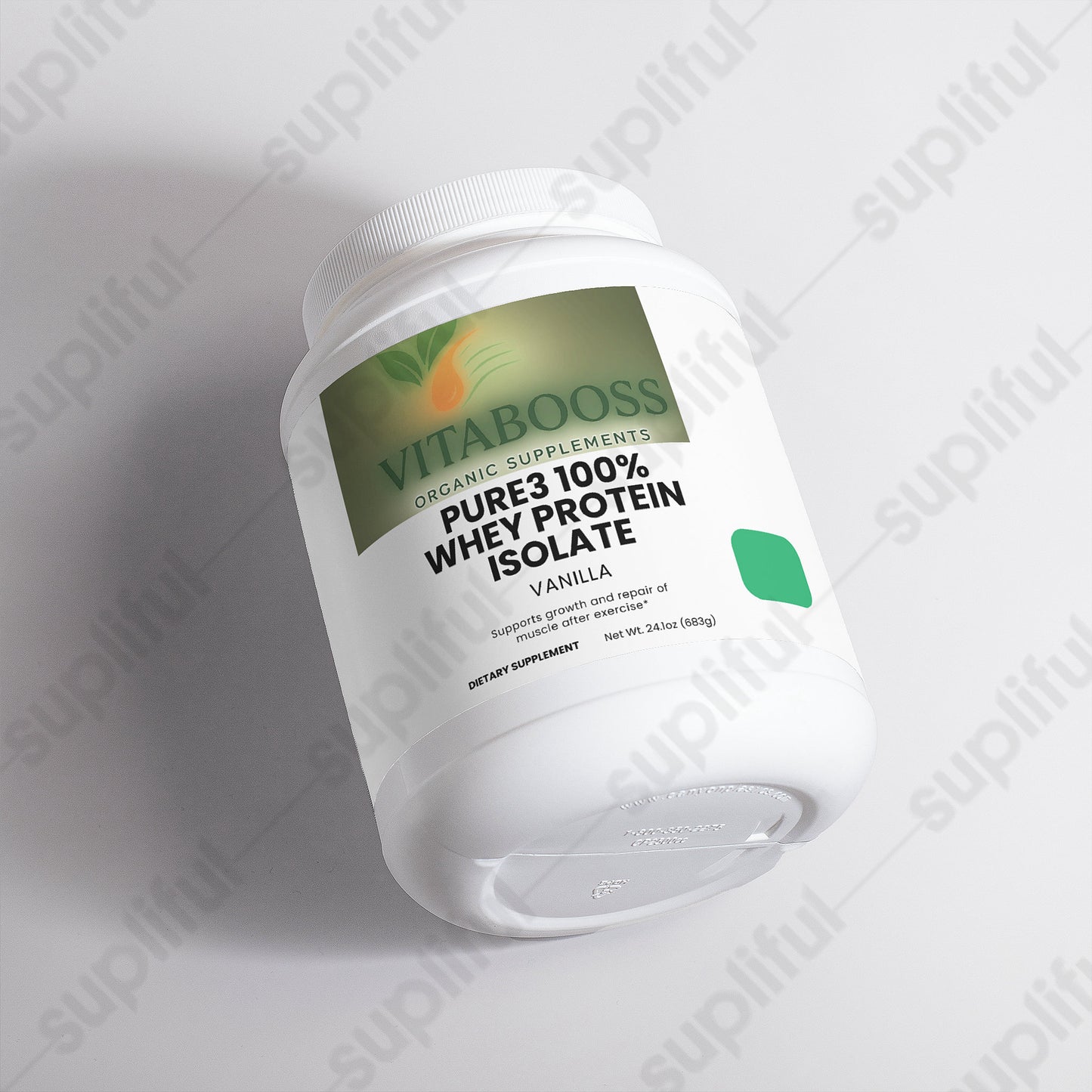 Pure3 100% Whey Protein Isolate (Vanilla) - Vitabooss