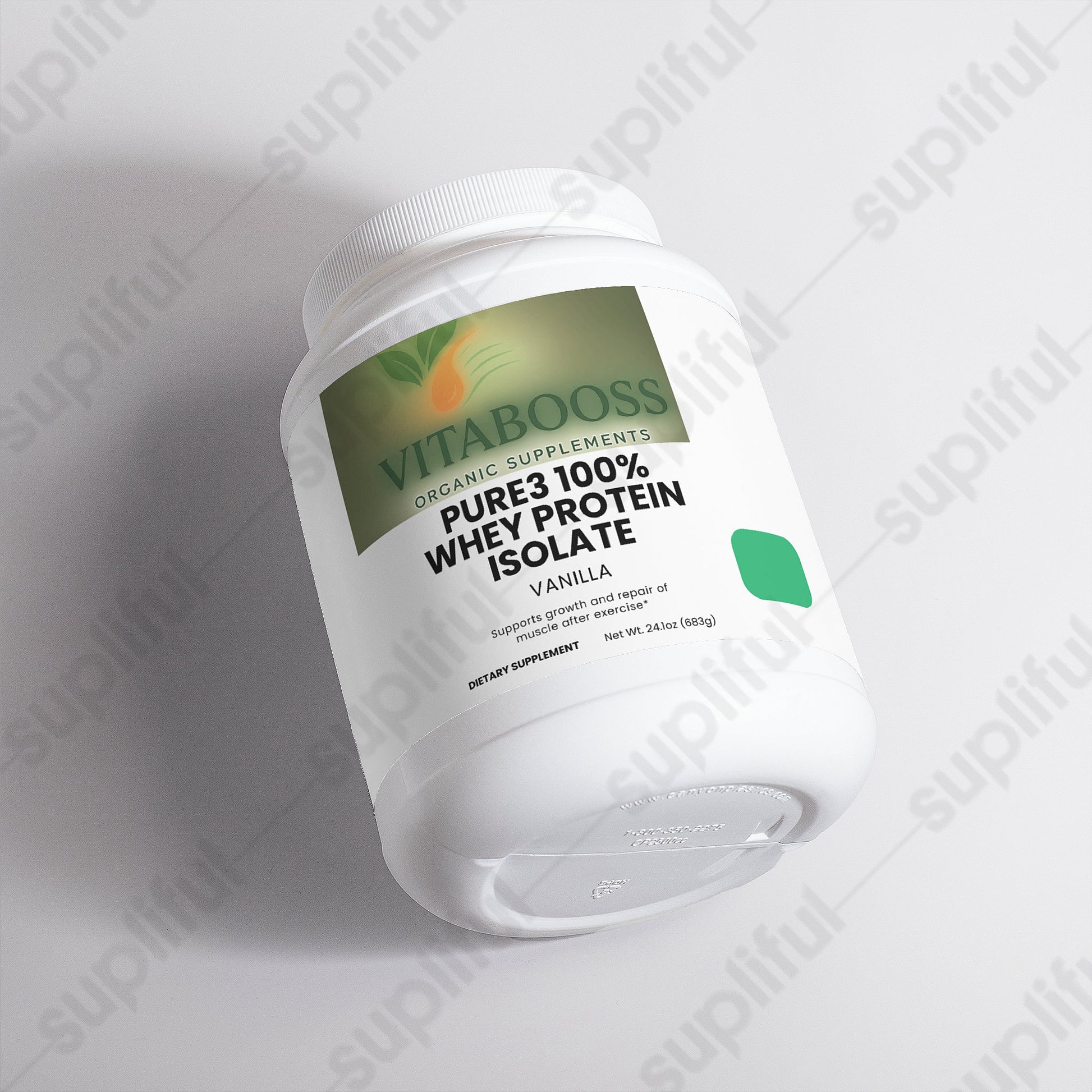 Pure3 100% Whey Protein Isolate (Vanilla) - Vitabooss